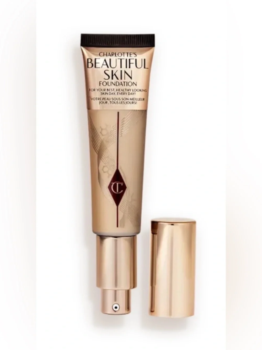 CHARLOTTE TILBURY #4 Warm Beautiful Skin Foundation